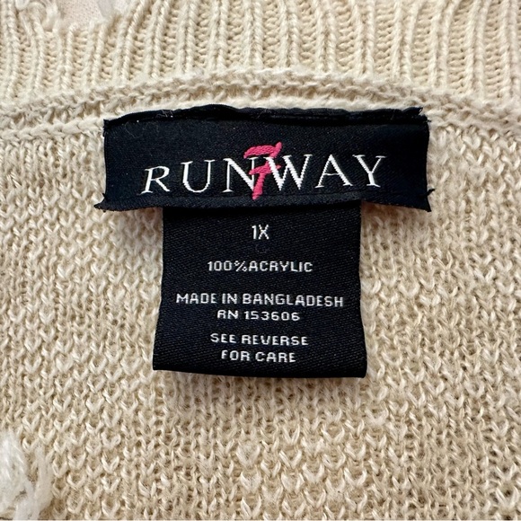 Sweater with fringe size 1X - Picture 7 of 7